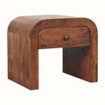 Eden 1 Drawer Bedside, Medium - Honey Caramel Bedside Tables - Bokel Home