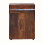 Eden 1 Drawer Bedside Table, Mini - Chestnut Bedside Tables - Bokel Home