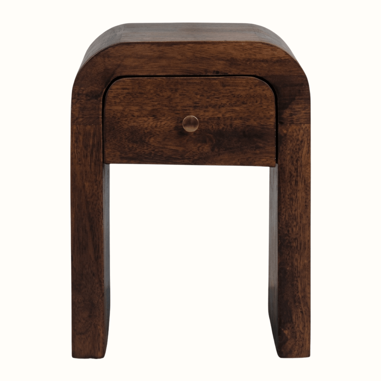Eden 1 Drawer Bedside Table, Mini - Roasted Almond Bedside Tables - Bokel Home
