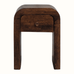 Eden 1 Drawer Bedside Table, Mini - Roasted Almond Bedside Tables - Bokel Home
