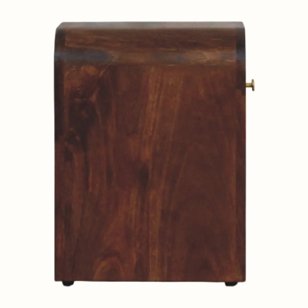 Eden 1 Drawer Bedside Table, Mini - Roasted Almond Bedside Tables - Bokel Home