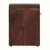 Eden 1 Drawer Bedside Table, Mini - Roasted Almond Bedside Tables - Bokel Home