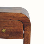 Eden 1 Drawer Bedside Table, Mini - Roasted Almond Bedside Tables - Bokel Home