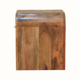 Eden Bedside Table with 1 Drawer, Medium - Natural Bedside Tables - Bokel Home