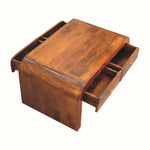 Eden Chunky Coffee Table - Chestnut Coffee Tables - Bokel Home