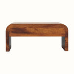 Eden Chunky Media Unit - Chestnut TV Stands - Bokel Home
