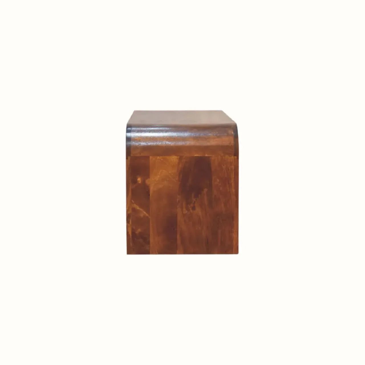 Eden Chunky Media Unit - Chestnut TV Stands - Bokel Home