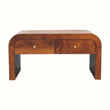 Eden Chunky Coffee Table - Chestnut Coffee Tables Bokel Home