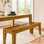 Elcot Bench - Reclaimed Teak Dining Chairs - Bokel Home