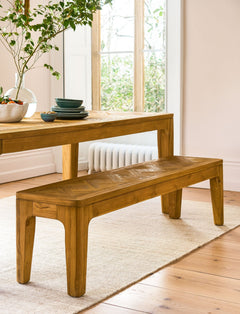 Elcot Bench - Reclaimed Teak Dining Chairs - Bokel Home