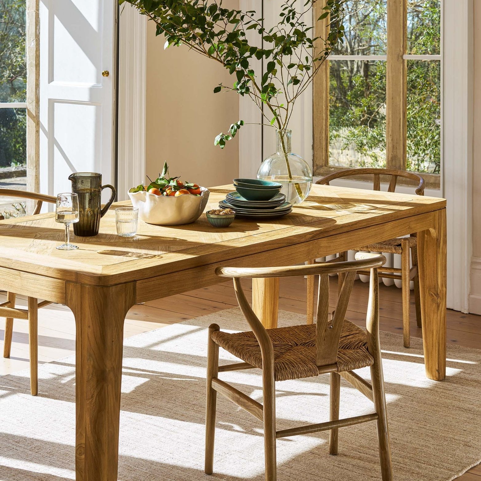 Elcot Dining Table - Reclaimed Teak Dining Tables - Bokel Home