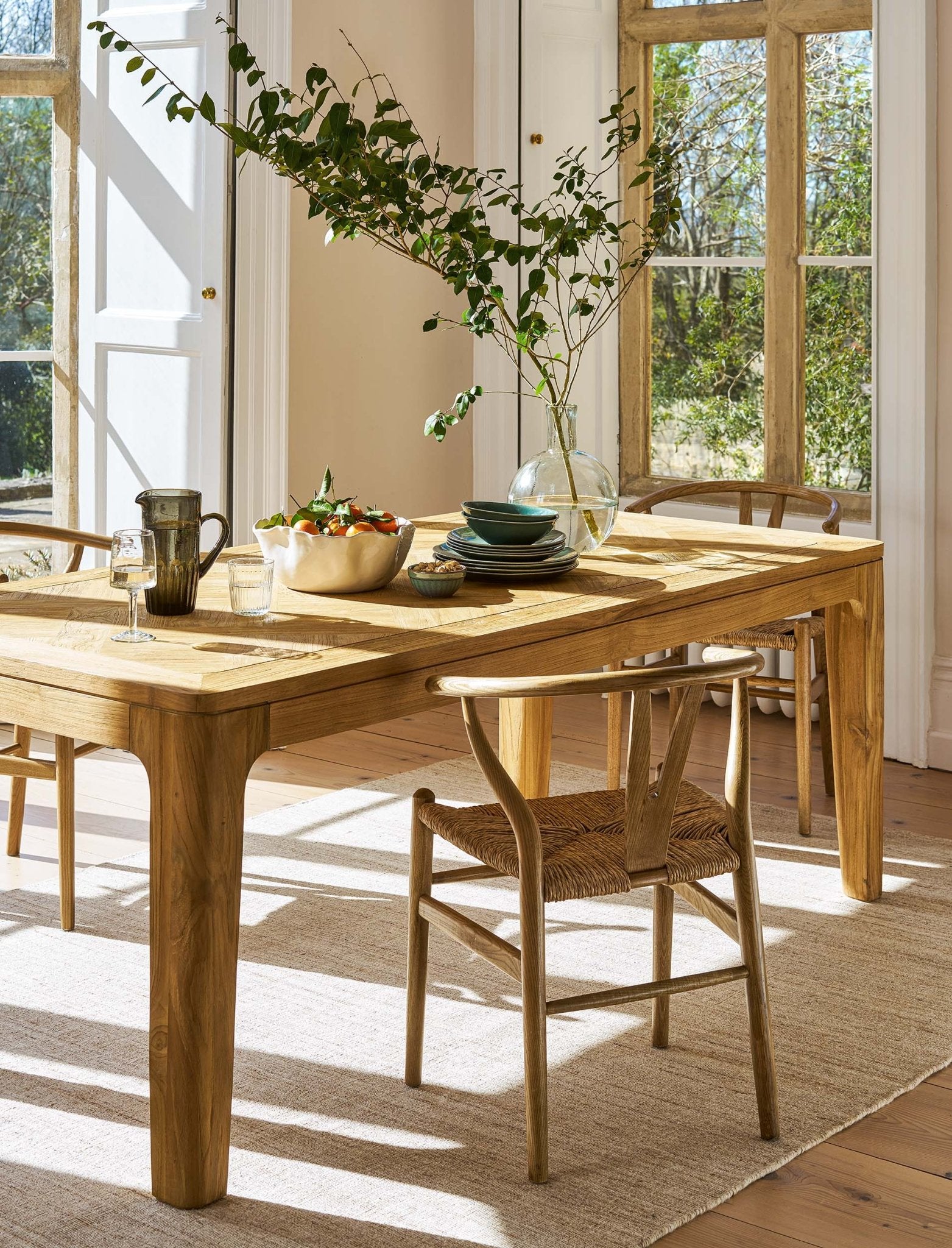 Elcot Dining Table - Reclaimed Teak Dining Tables - Bokel Home