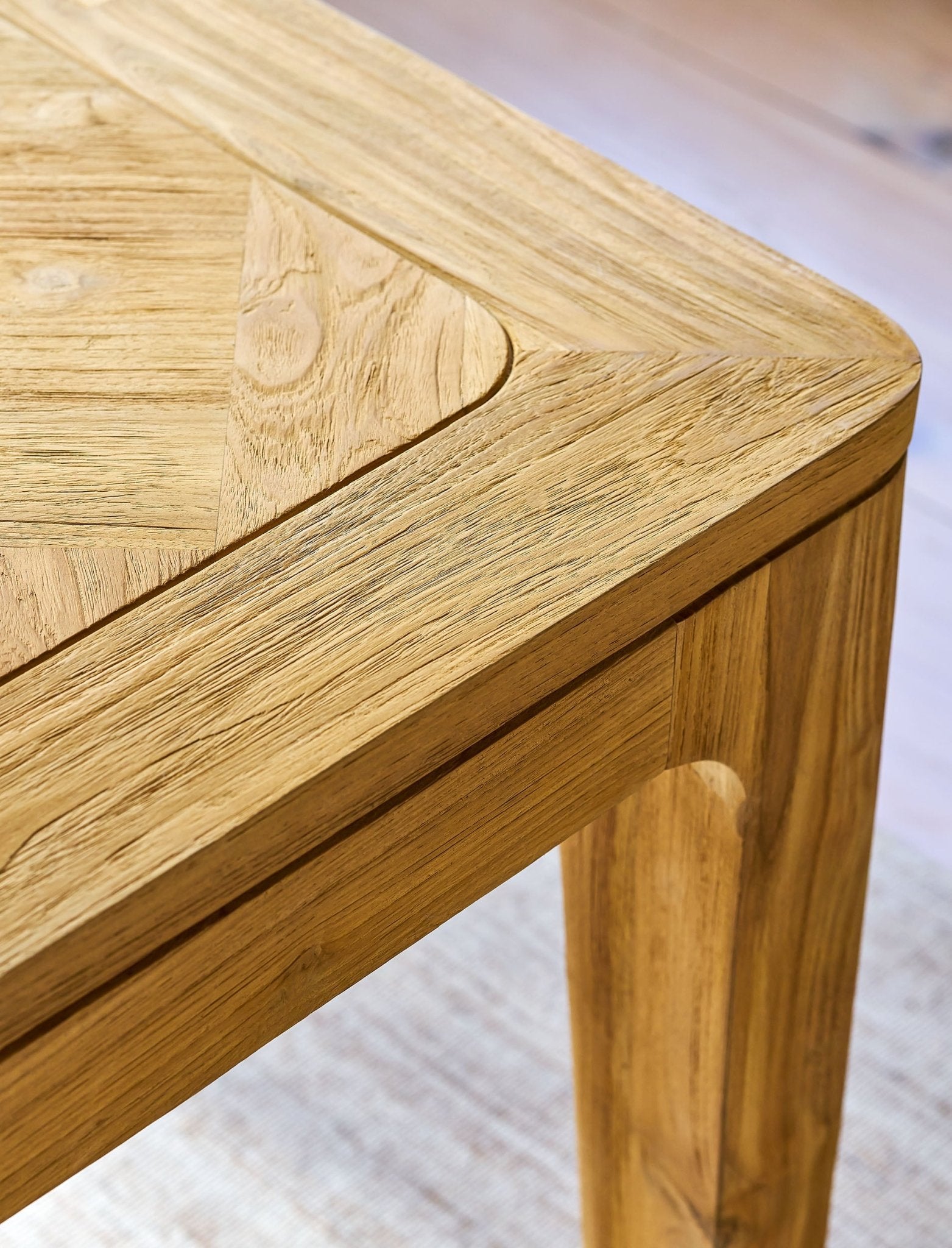 Elcot Dining Table - Reclaimed Teak Dining Tables - Bokel Home