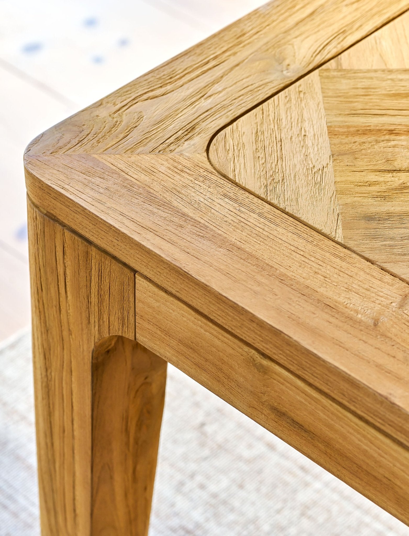 Elcot Dining Table - Reclaimed Teak Dining Tables - Bokel Home