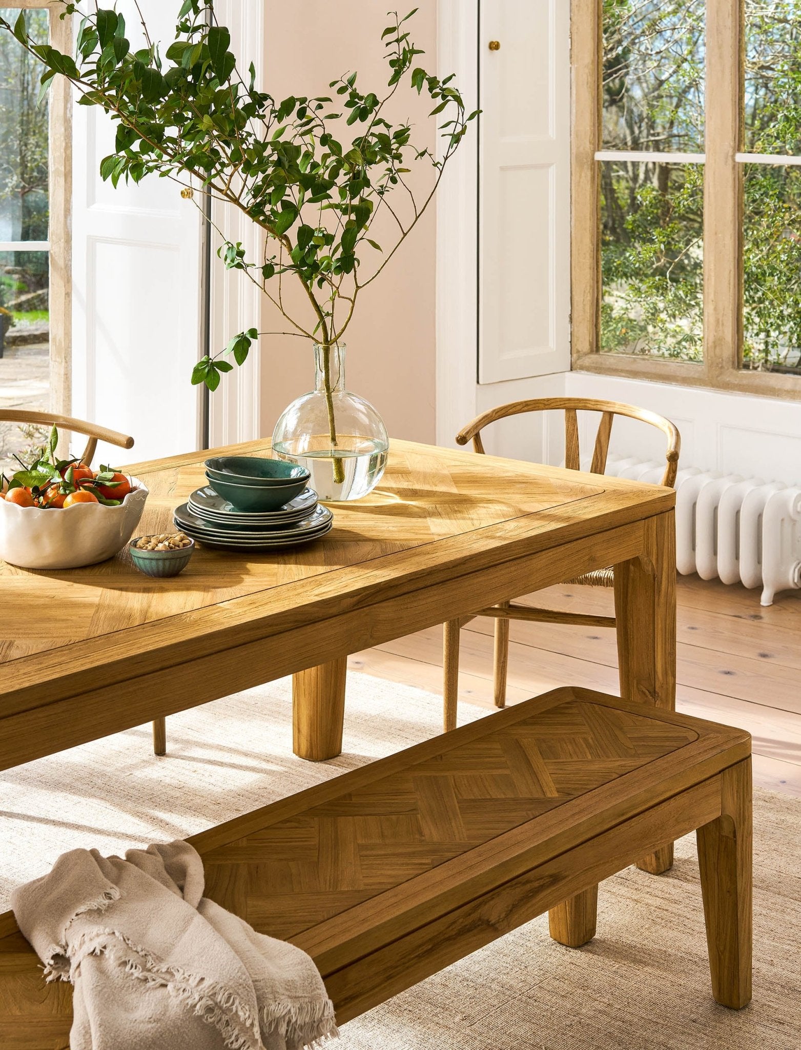 Elcot Dining Table - Reclaimed Teak Dining Tables - Bokel Home