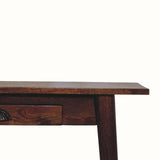Ellis 1 Drawer Desk, Small - Chestnut Desks - Bokel Home