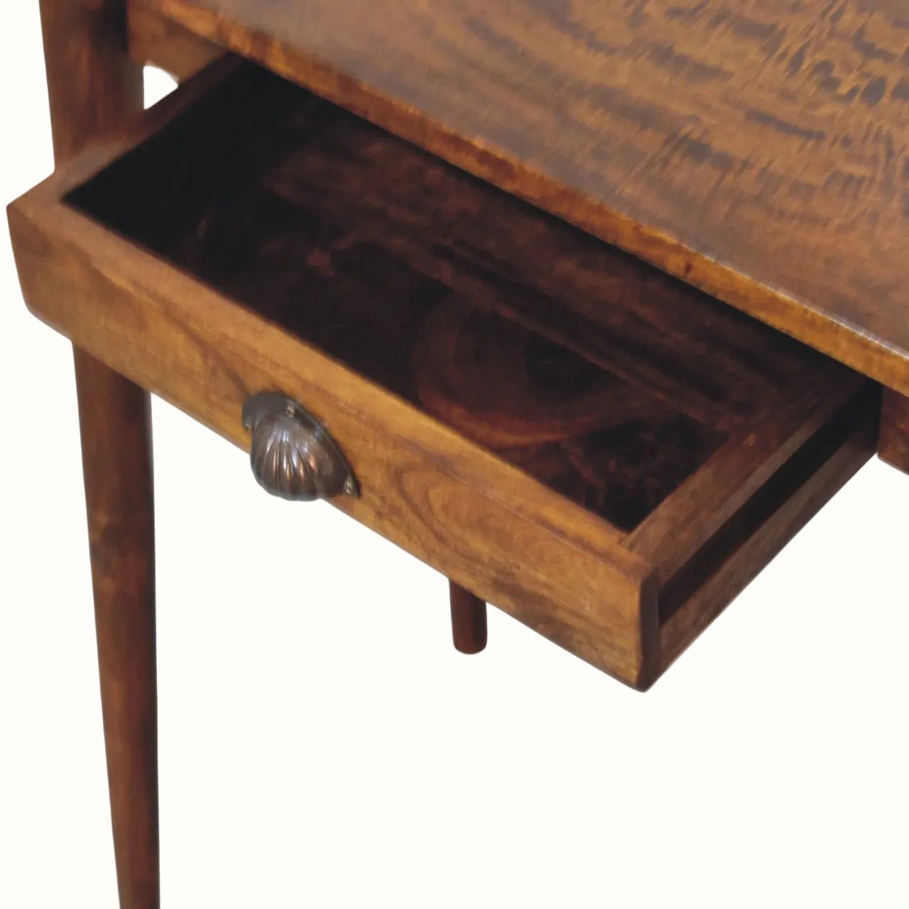 Ellis 1 Drawer Desk, Small - Chestnut Desks - Bokel Home