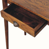 Ellis 1 Drawer Desk, Small - Chestnut Desks - Bokel Home