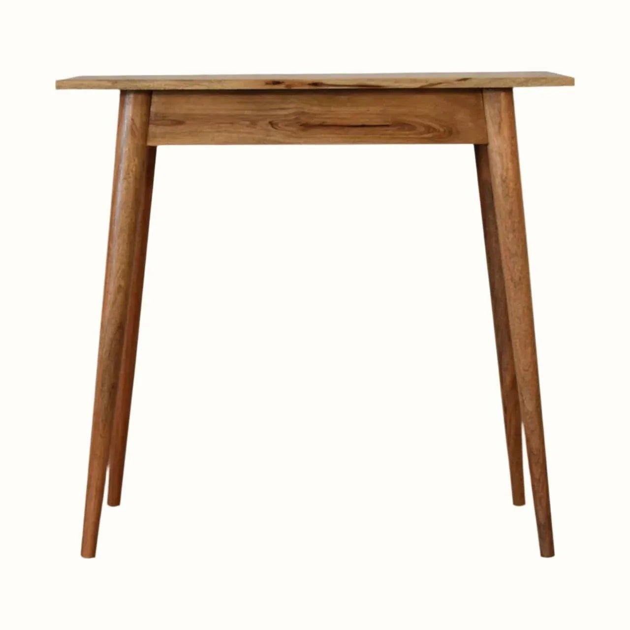 Ellis 1 Drawer Desk, Small - Natural Desks - Bokel Home