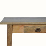Ellis 2 Drawer Desk, Medium - Natural Desks - Bokel Home