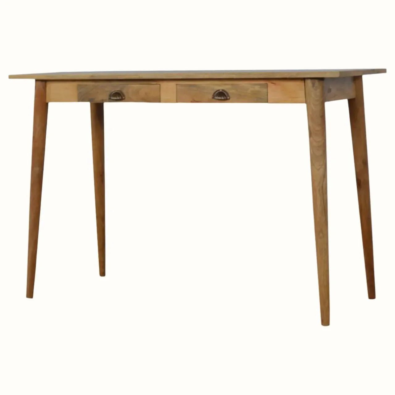Ellis 2 Drawer Desk, Medium - Natural Desks - Bokel Home