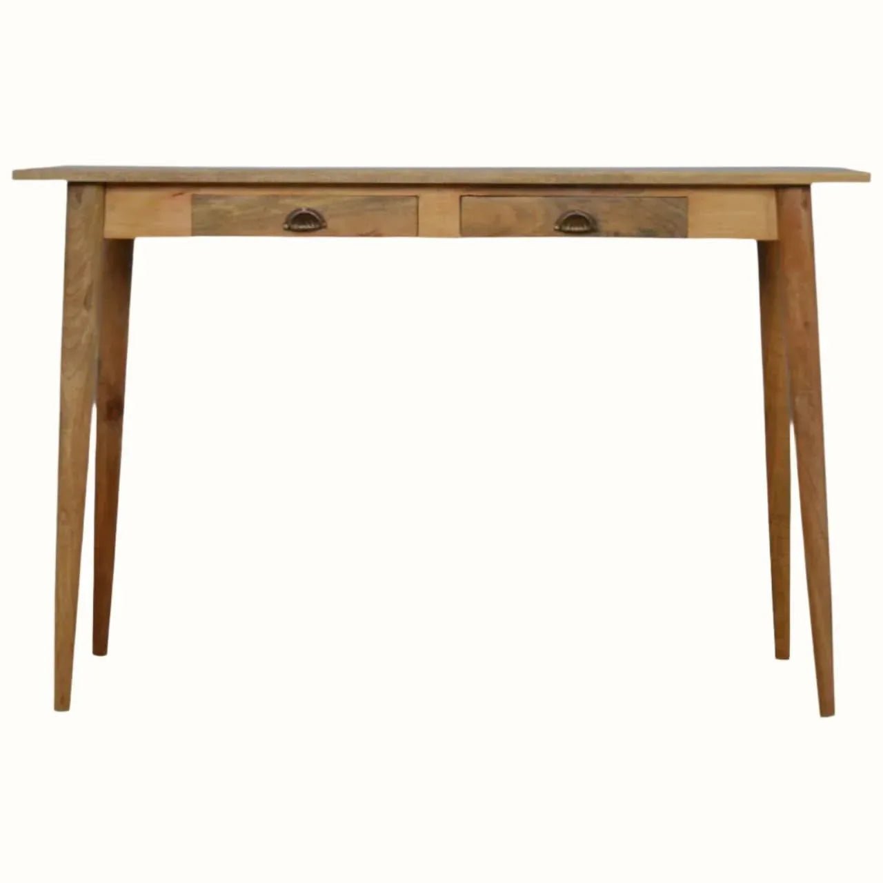 Ellis 2 Drawer Desk, Medium - Natural Desks - Bokel Home