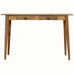 Ellis 2 Drawer Desk, Medium - Natural Desks - Bokel Home