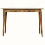 Ellis 2 Drawer Desk, Medium - Natural Desks - Bokel Home