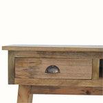 Ellis 2 Drawer Writing Desk - Natural Desks - Bokel Home