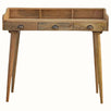 Ellis 3 Drawer Writing Desk - Natural Desks - Bokel Home