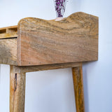 Ellis 3 Drawer Writing Desk - Natural Desks - Bokel Home