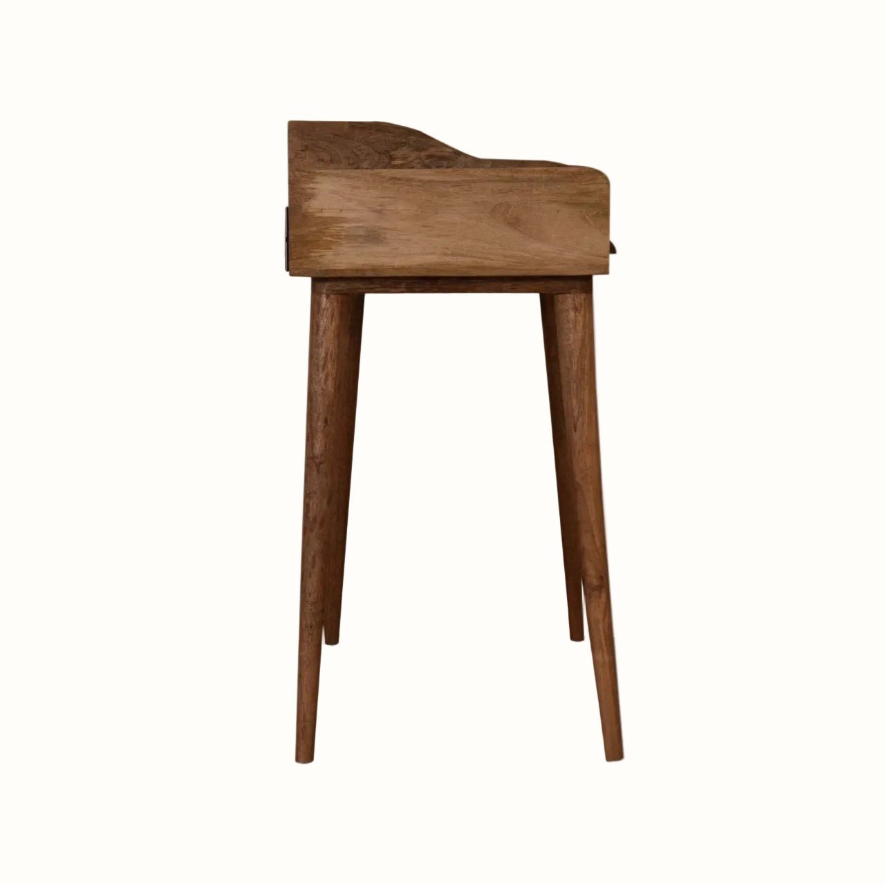 Ellis 3 Drawer Writing Desk with Cable Access - Natural Desks - Bokel Home