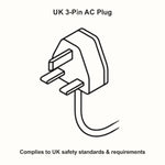 Ellis 3 Drawer Writing Desk with Cable Access - Natural Desks - Bokel Home