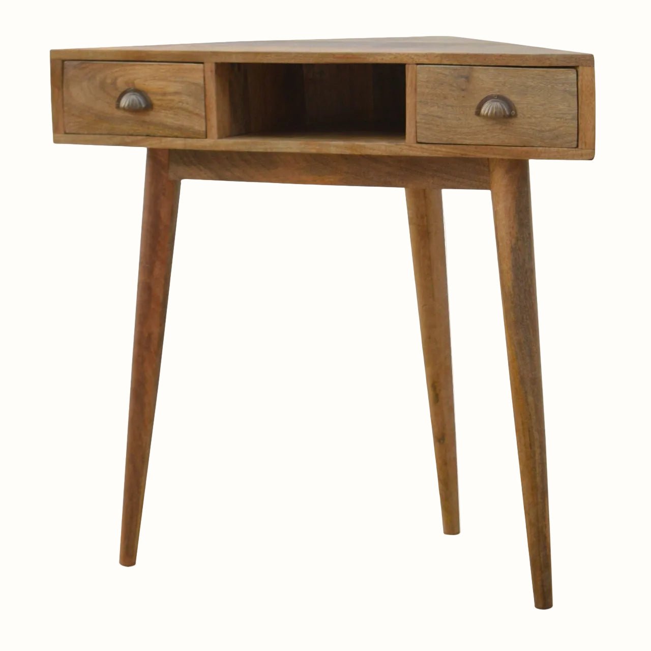 Ellis Corner Writing Desk, Small - Natural Desks - Bokel Home