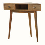 Ellis Corner Writing Desk, Small - Natural Desks - Bokel Home