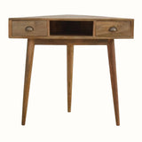 Ellis Corner Writing Desk, Small - Natural Desks - Bokel Home
