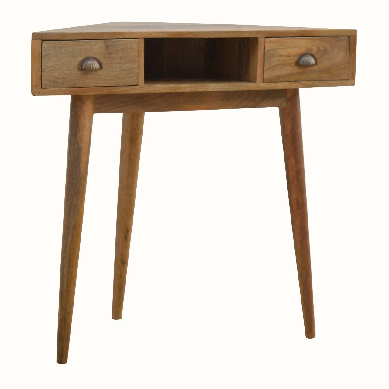 Ellis Corner Writing Desk, Small - Natural Desks - Bokel Home
