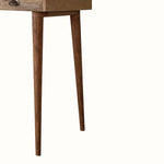 Ellis Gallery Back Writing Desk with Cable Access, Medium - Natural Desks - Bokel Home