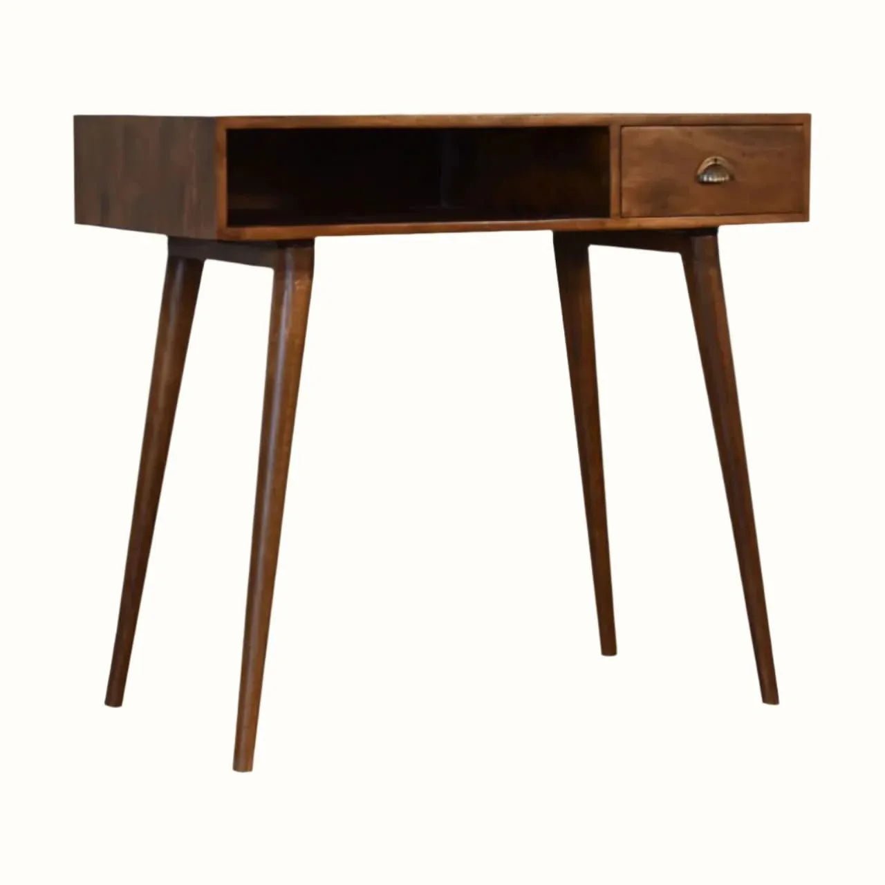 Ellis Open Desk - Chestnut Desks - Bokel Home