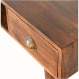 Ellis Open Desk - Chestnut Desks - Bokel Home