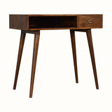 Ellis Open Desk, Small - Chestnut Desks - Bokel Home
