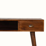 Ellis Open Desk, Small - Chestnut Desks - Bokel Home