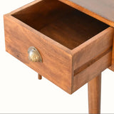 Ellis Open Desk, Small - Chestnut Desks - Bokel Home