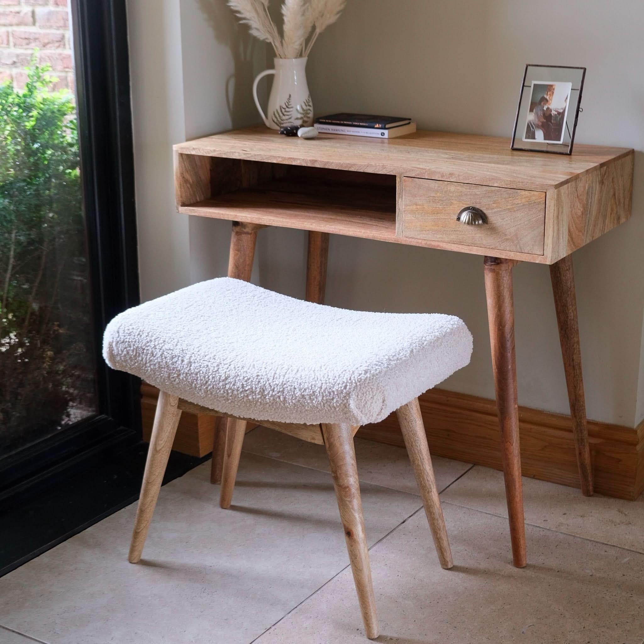 Ellis Open Desk, Small - Natural Desks - Bokel Home