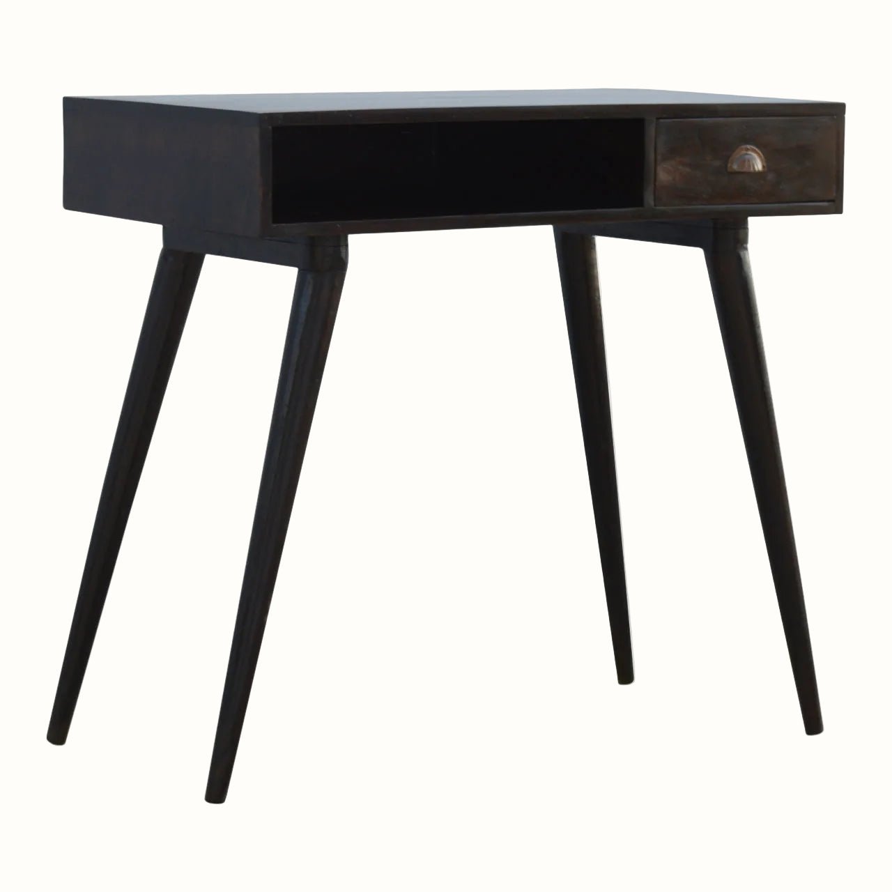 Ellis Open Desk, Small - Walnut Desks - Bokel Home