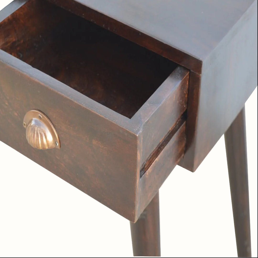 Ellis Open Desk, Small - Walnut Desks - Bokel Home