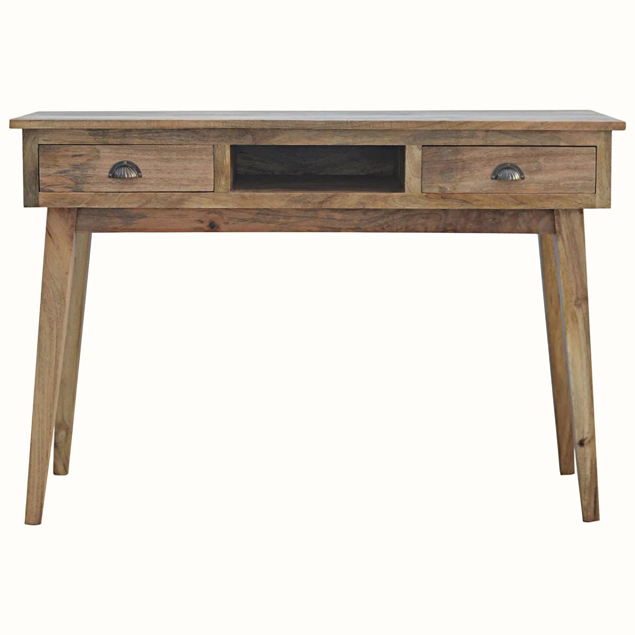 Ellis Open Desk with 2 Drawers, Large - Natural Desks - Bokel Home