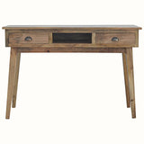 Ellis Open Desk with 2 Drawers, Large - Natural Desks - Bokel Home