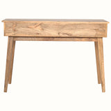 Ellis Open Desk with 2 Drawers, Large - Natural Desks - Bokel Home