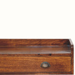Ellis Wall-Mounted Desk, Medium - Chestnut Desks - Bokel Home